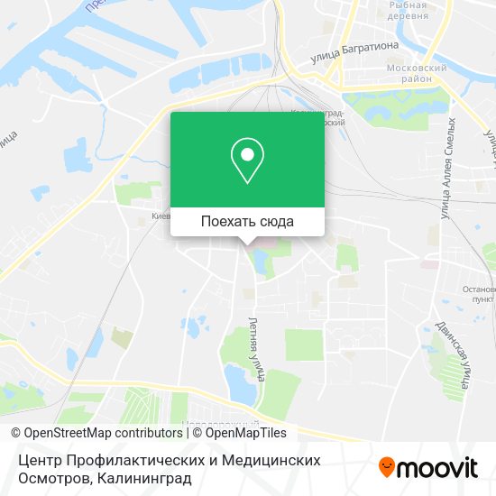 Карта Центр Профилактических и Медицинских Осмотров