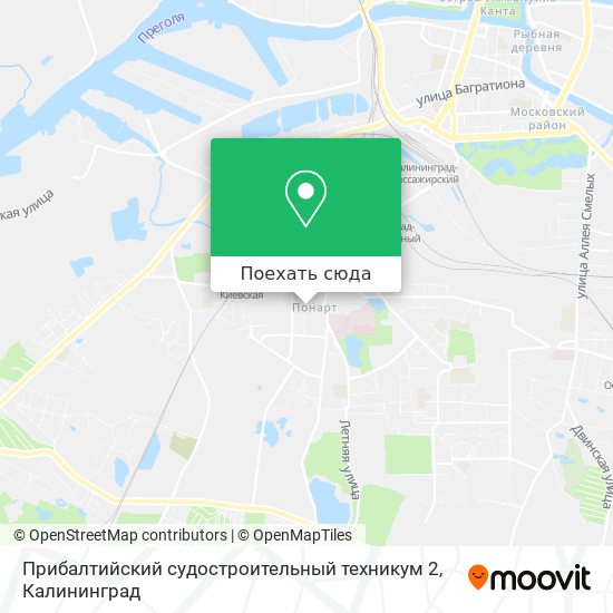 Карта Прибалтийский судостроительный техникум 2