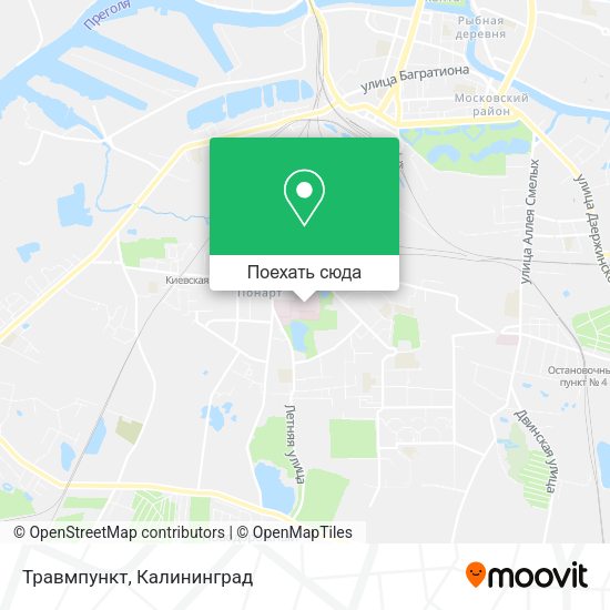 Карта Травмпункт