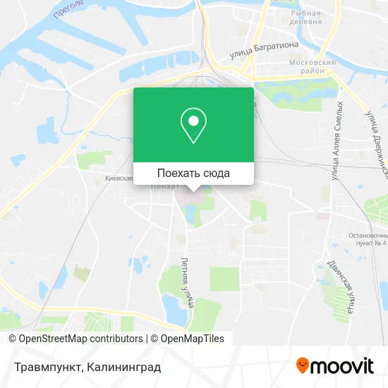 Карта Травмпункт