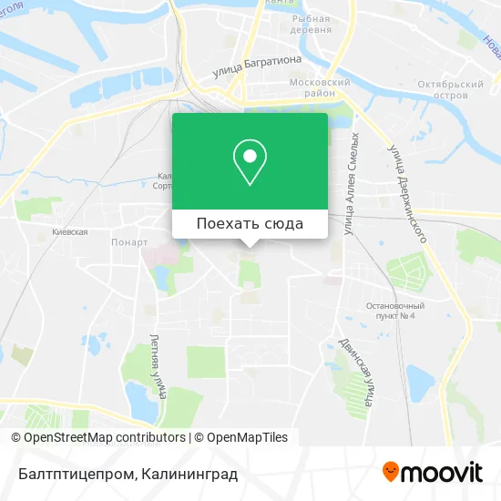 Карта Балтптицепром
