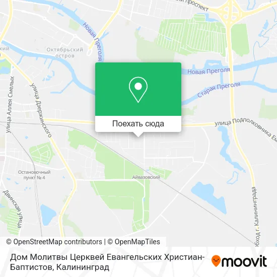 Карта Дом Молитвы Церквей Евангельских Христиан-Баптистов