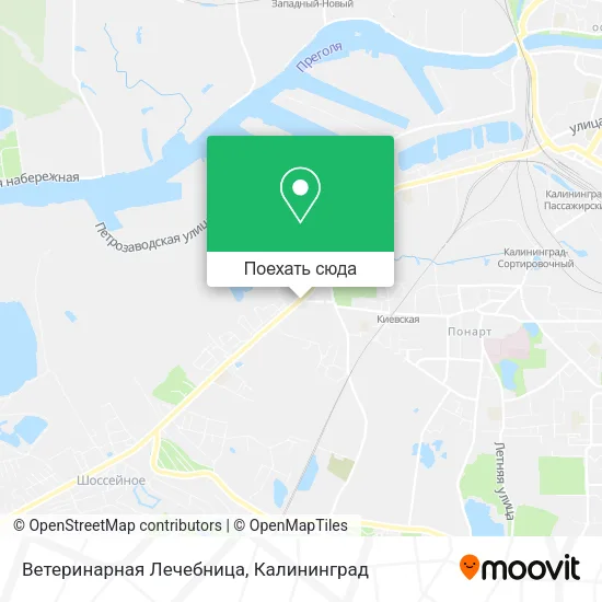 Карта Ветеринарная Лечебница