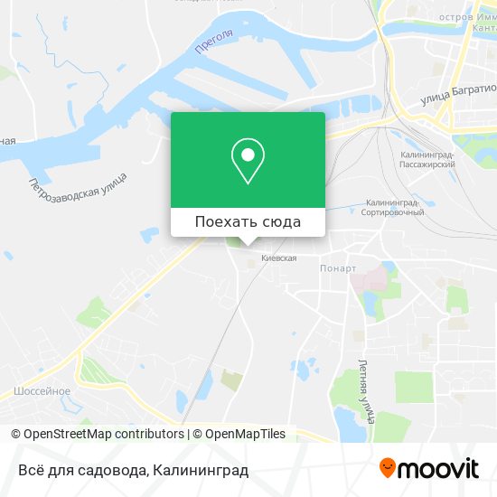 Карта Всё для садовода