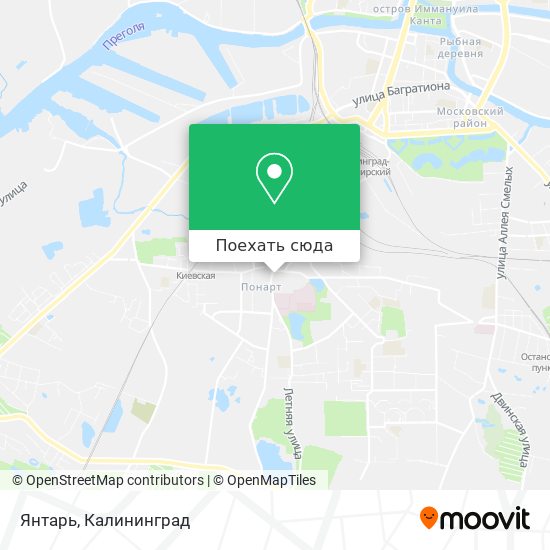 Карта Янтарь