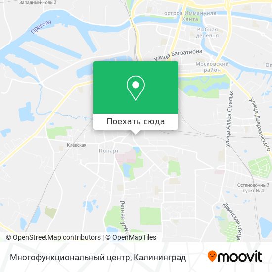 Карта Многофункциональный центр