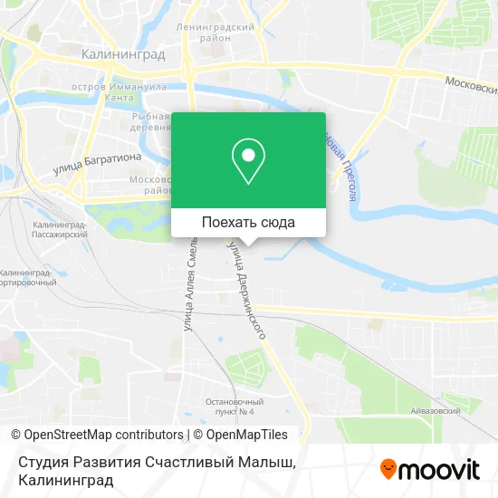 Карта Студия Развития Счастливый Малыш