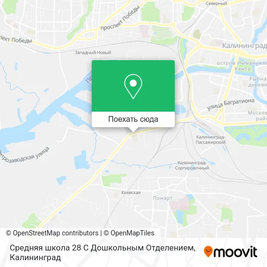 Карта Средняя школа 28 С Дошкольным Отделением