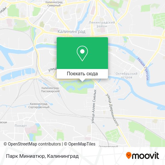 Карта Парк Миниатюр