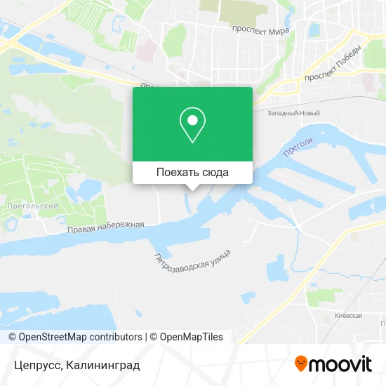 Карта Цепрусс