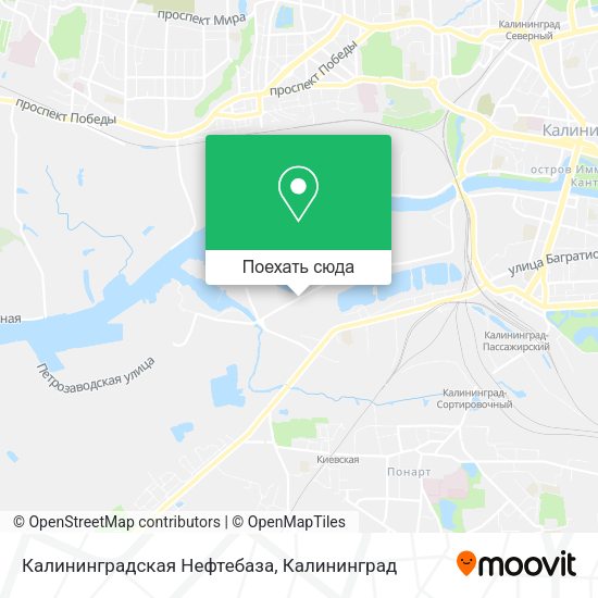 Карта Калининградская Нефтебаза