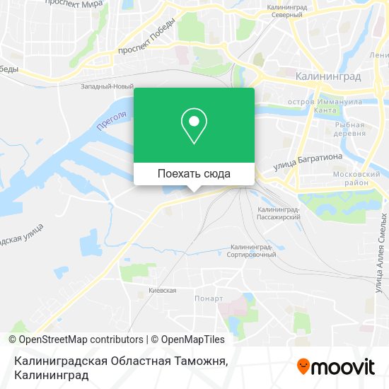 Карта Калиниградская Областная Таможня