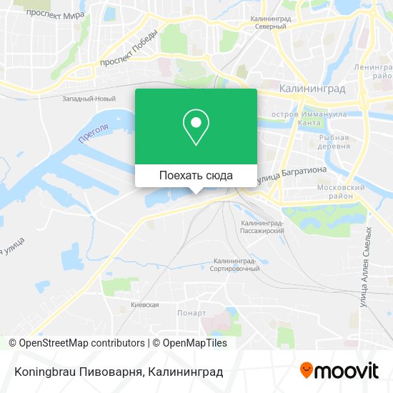 Карта Koningbrau Пивоварня