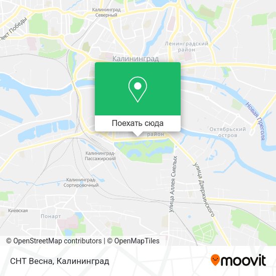 Карта СНТ Весна