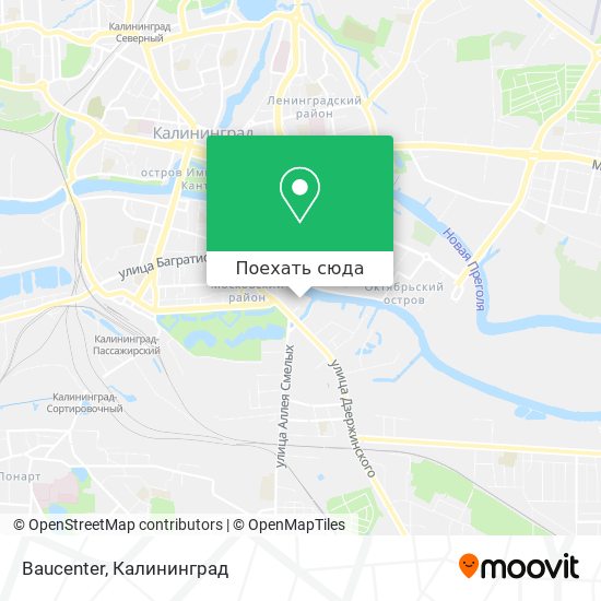 Московский проспект калининград карта