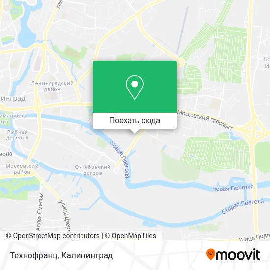 Карта Технофранц
