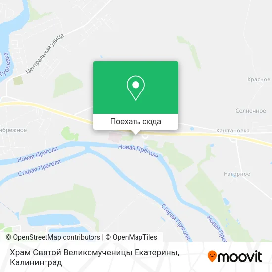 Карта Храм Святой Великомученицы Екатерины