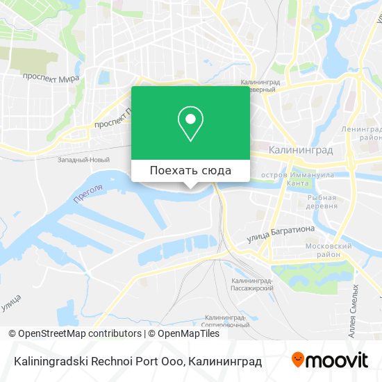 Карта Kaliningradski Rechnoi Port Ooo