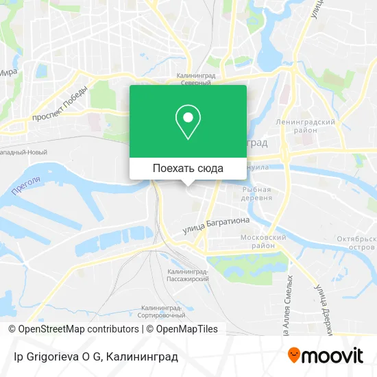 Карта Ip Grigorieva O G