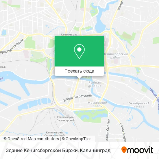 Карта Здание Кёнигсбергской Биржи