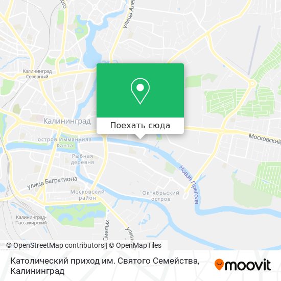 Карта Католический приход им. Святого Семейства