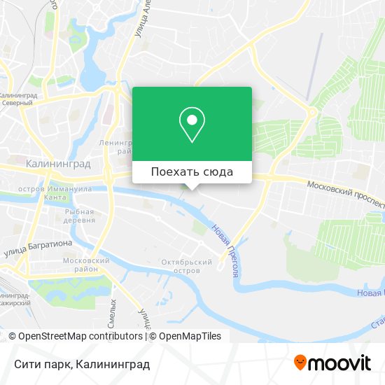 Карта Сити парк
