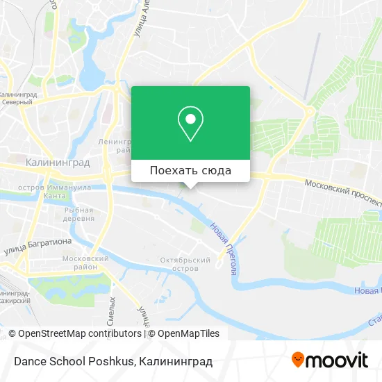 Карта Dance School Poshkus