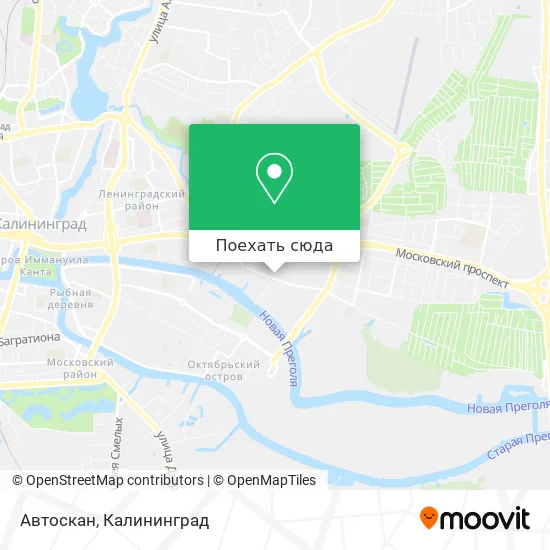 Карта Автоскан