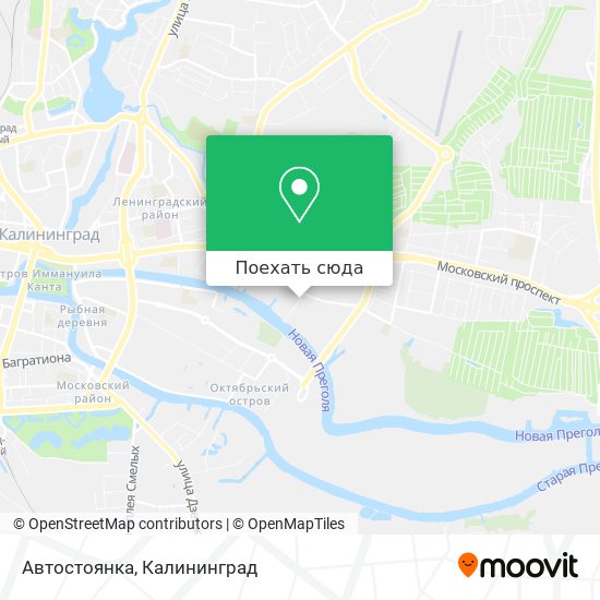 Карта Автостоянка