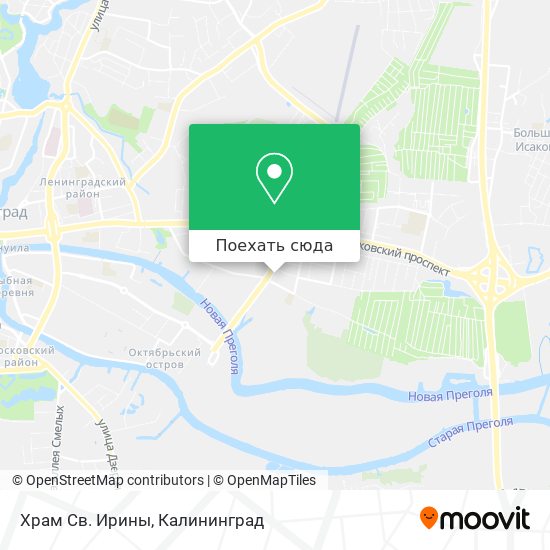 Карта Храм Св. Ирины