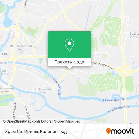 Карта Храм Св. Ирины