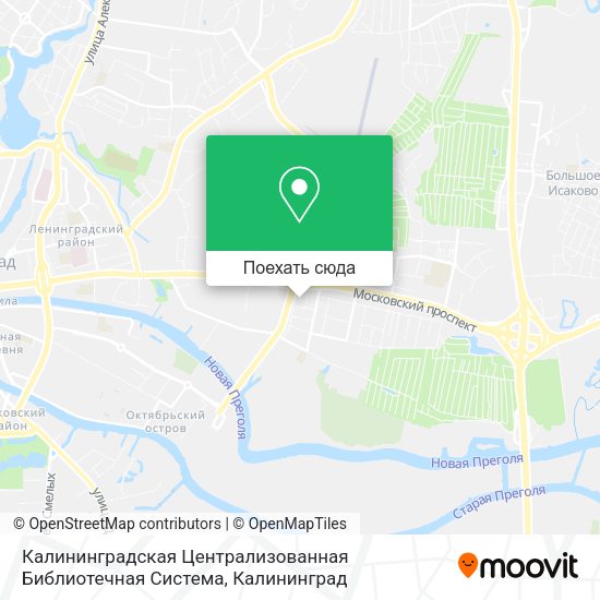 Карта Калининградская Централизованная Библиотечная Система