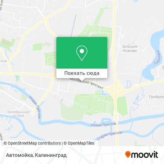 Карта Автомойка