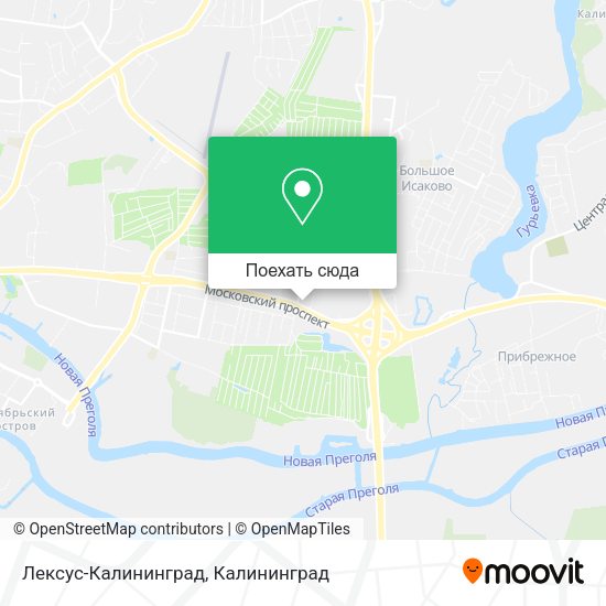 Карта Лексус-Калининград