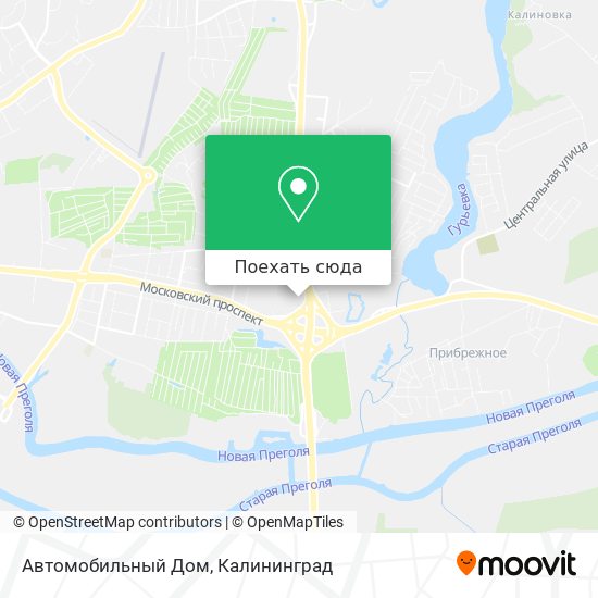 Карта Автомобильный Дом