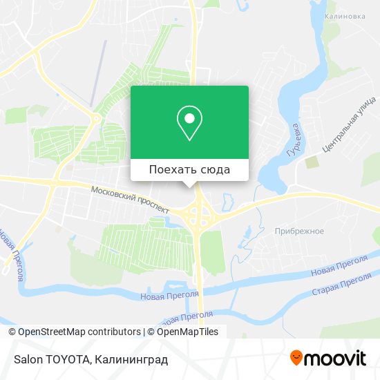 Карта Salon TOYOTA
