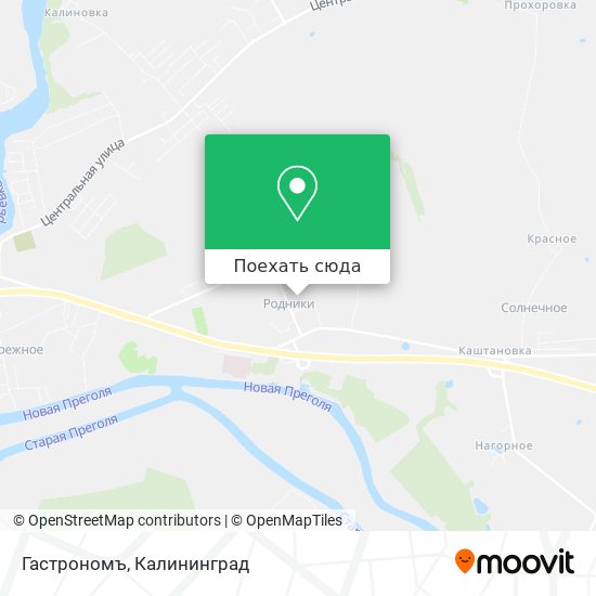 Карта Гастрономъ