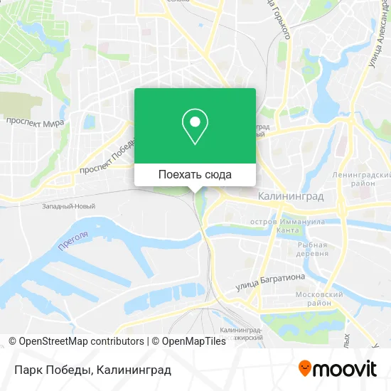 Карта Парк Победы