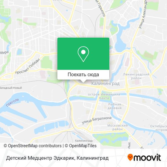 Карта Детский Медцентр Эдкарик