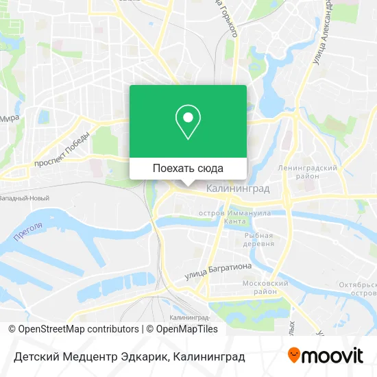 Карта Детский Медцентр Эдкарик