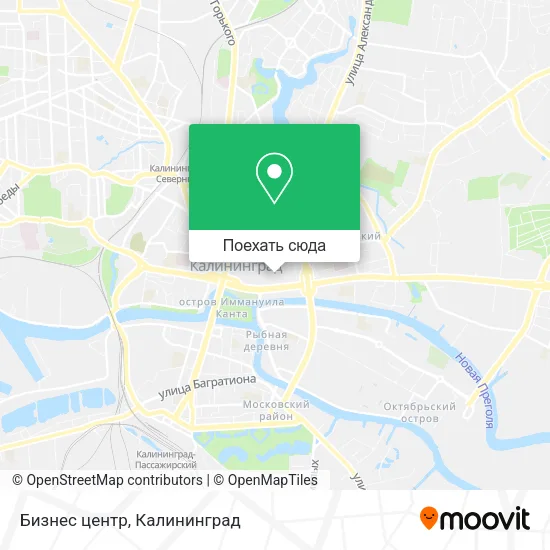 Карта Бизнес центр