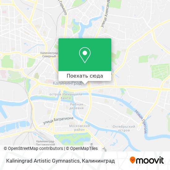 Карта Kaliningrad Artistic Gymnastics