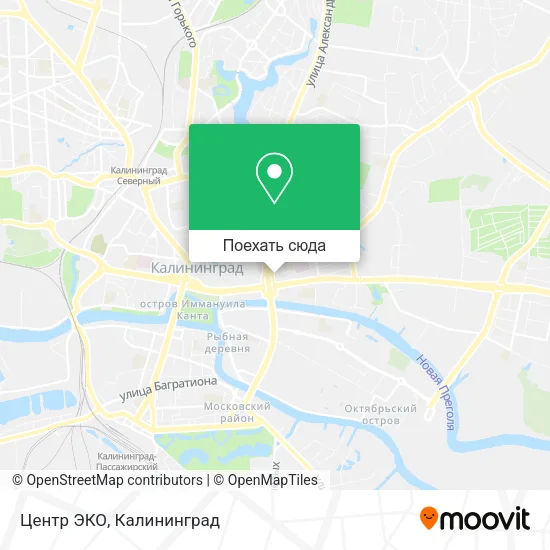 Карта Центр ЭКО