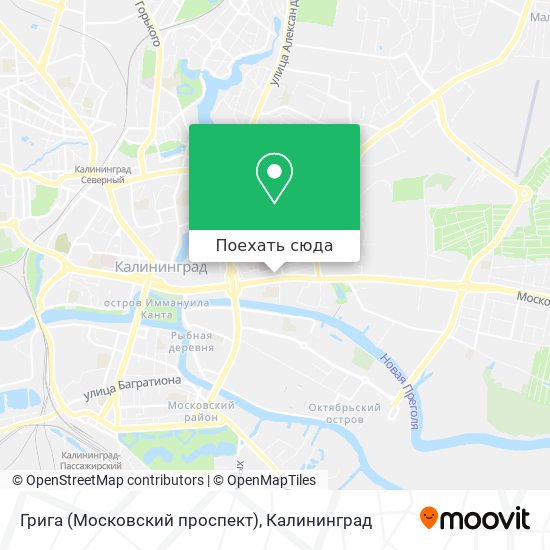 Карта Грига (Московский проспект)