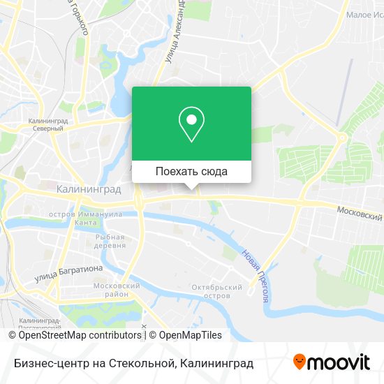 Карта Бизнес-центр на Стекольной