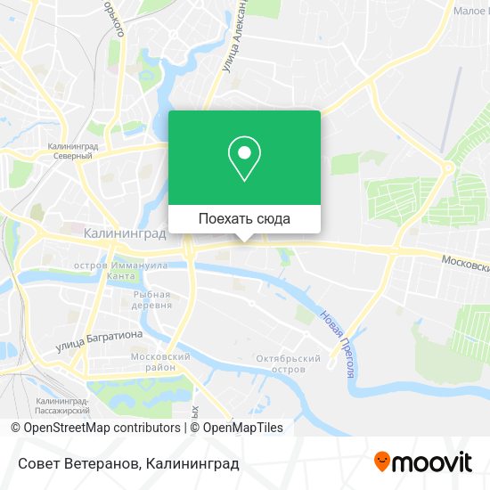 Карта Совет Ветеранов