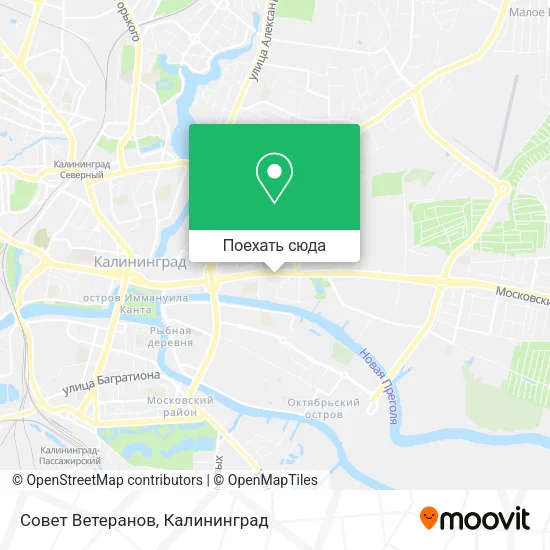 Карта Совет Ветеранов