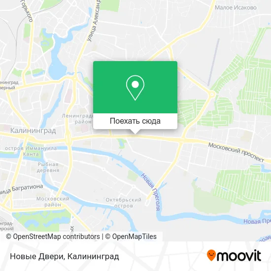 Карта Новые Двери