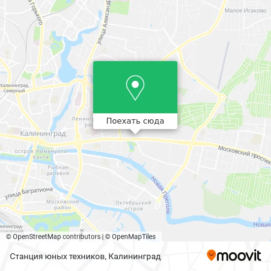 Карта Станция юных техников