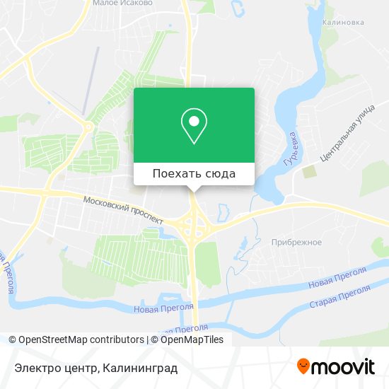 Карта Электро центр